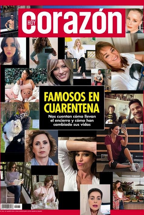 Famosos en cuarentena, en Hoy Corazón