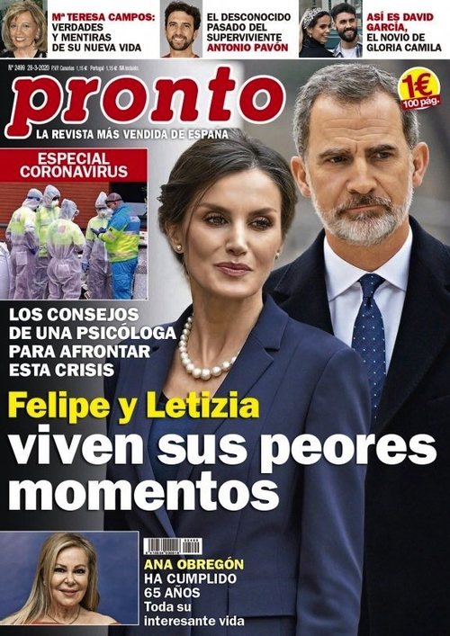 En Pronto, Felipe y Letizia viven sus peores momentos