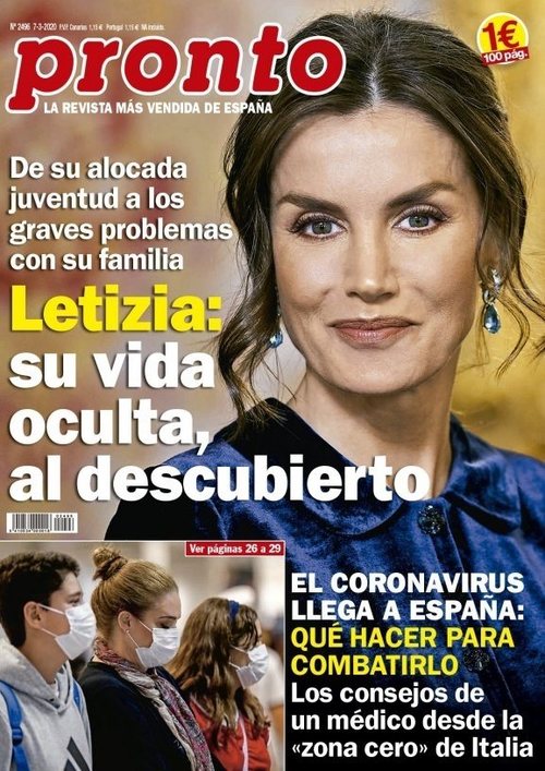 Letizia: su vida oculta al descubierto, en Pronto