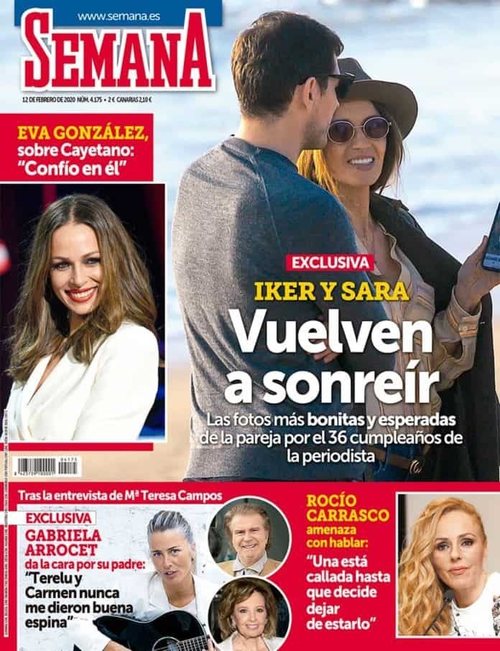 Iker y Sara vuelven a sonreír, en Semana