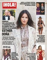 ¡Hola! tiener las primeras declaraciones de Esther Doña tras la muerte de Carlos Falcó