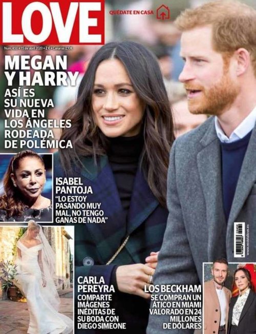 Love cuenta cómo es la nueva vida de Harry y Meghan en Estados Unidos