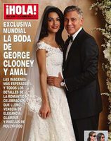 ¡Hola! muestra la boda de George Clooney y Amal