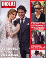 ¡Hola! lleva a su portada la boda de Olivia de Borbón y Julián Porras