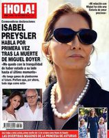 Isabel Preysler habla en ¡Hola! tras la muerte de Miguel Boyer