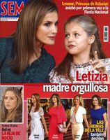 Letizia, madre orgullosa en Semana