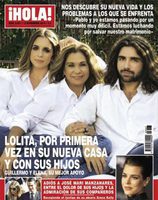 Lolita presume de hijos y de casa nueva y habla de su crisis matrimonial en ¡Hola!