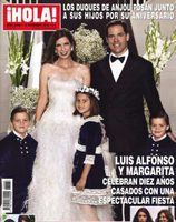 ¡Hola! celebra con Luis Alfonso de Borbón y Margarita Vargas su décimo aniversario de boda