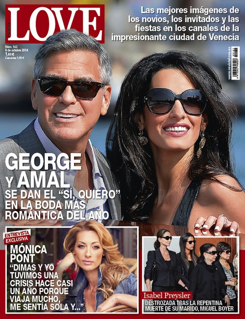 George y Amal se dan el 'sí quiero' en Love