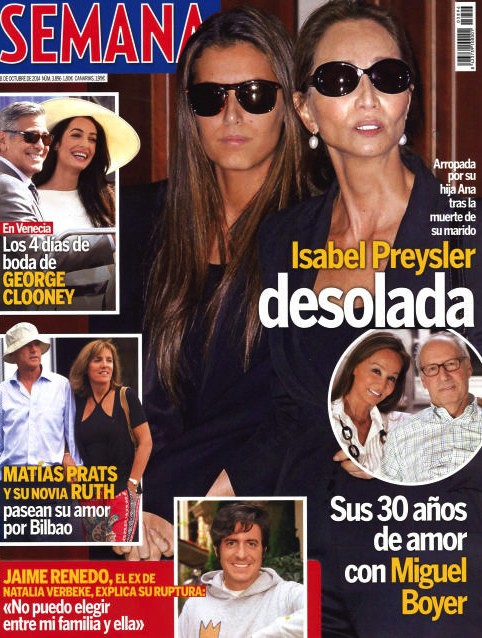 Isabel Preysler, desolada en Semana