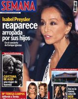 Isabel Preysler reaparece arropada por sus hijos en Semana