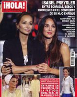 Isabel Preysler, entre sonrisas, besos y emociones en ¡Hola!