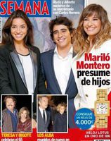 Mariló Montero presume de hijos en Semana