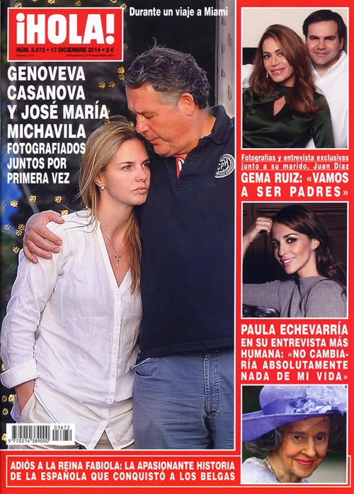 ¡Hola! publica las primeras fotos juntos de Genoveva Casanova y José María Michavila