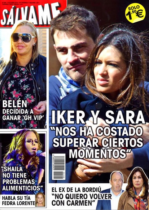 Iker Casillas, Sara Carbonero y los problemas que han superado en Sálvame