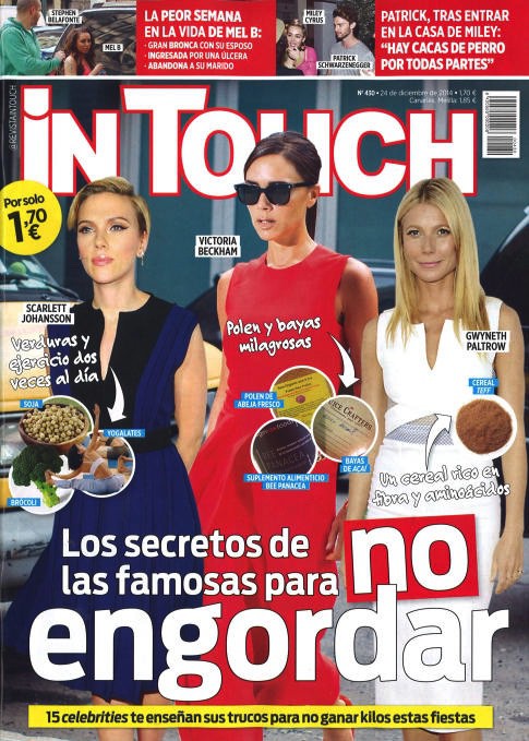 In Touch desvela los secretos de las famosas para no engordar