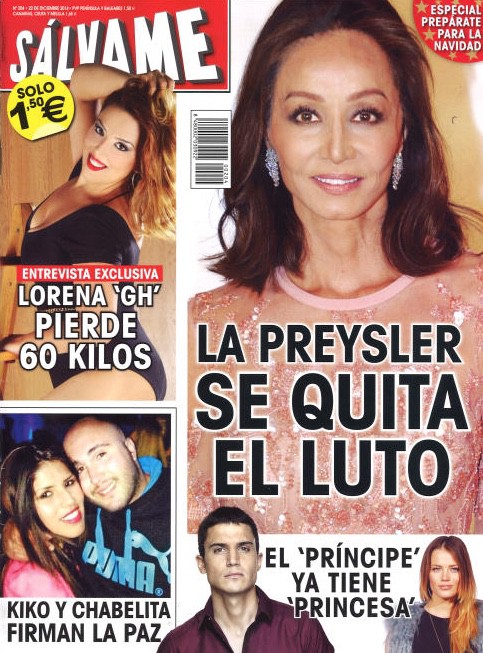 Isabel Preysler se quita el luto en Sálvame