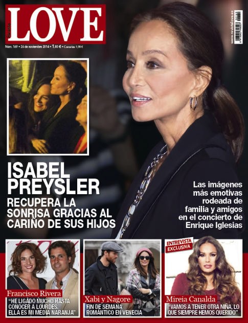 Isabel Preysler recupera la sonrisa en Love