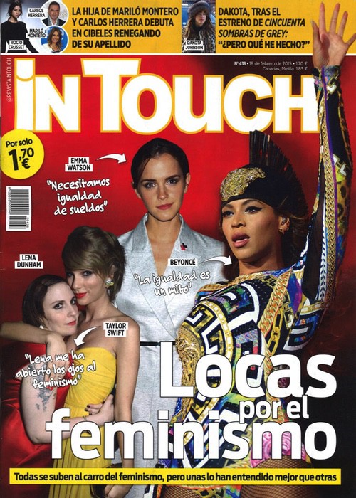 Famosas locas por el feminismo en In Touch