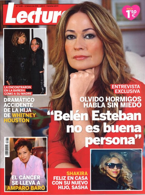 Olvido Hormigos desenmascara a Belén Esteban en Lecturas