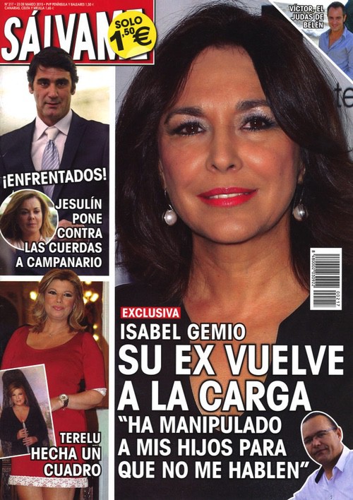 El ex de Isabel Gemio vuelve a la carga en Sálvame