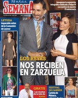 Los Reyes reciben en Zarzuela a la revista Semana