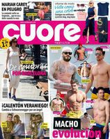 La evolución de músculos de los machos famosos en Cuore