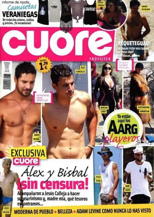 Álex González y Bisbal sin censura en Cuore