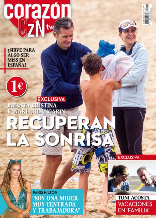 La felicidad de la Infanta Cristina e Iñaki Urdangarín en Corazón